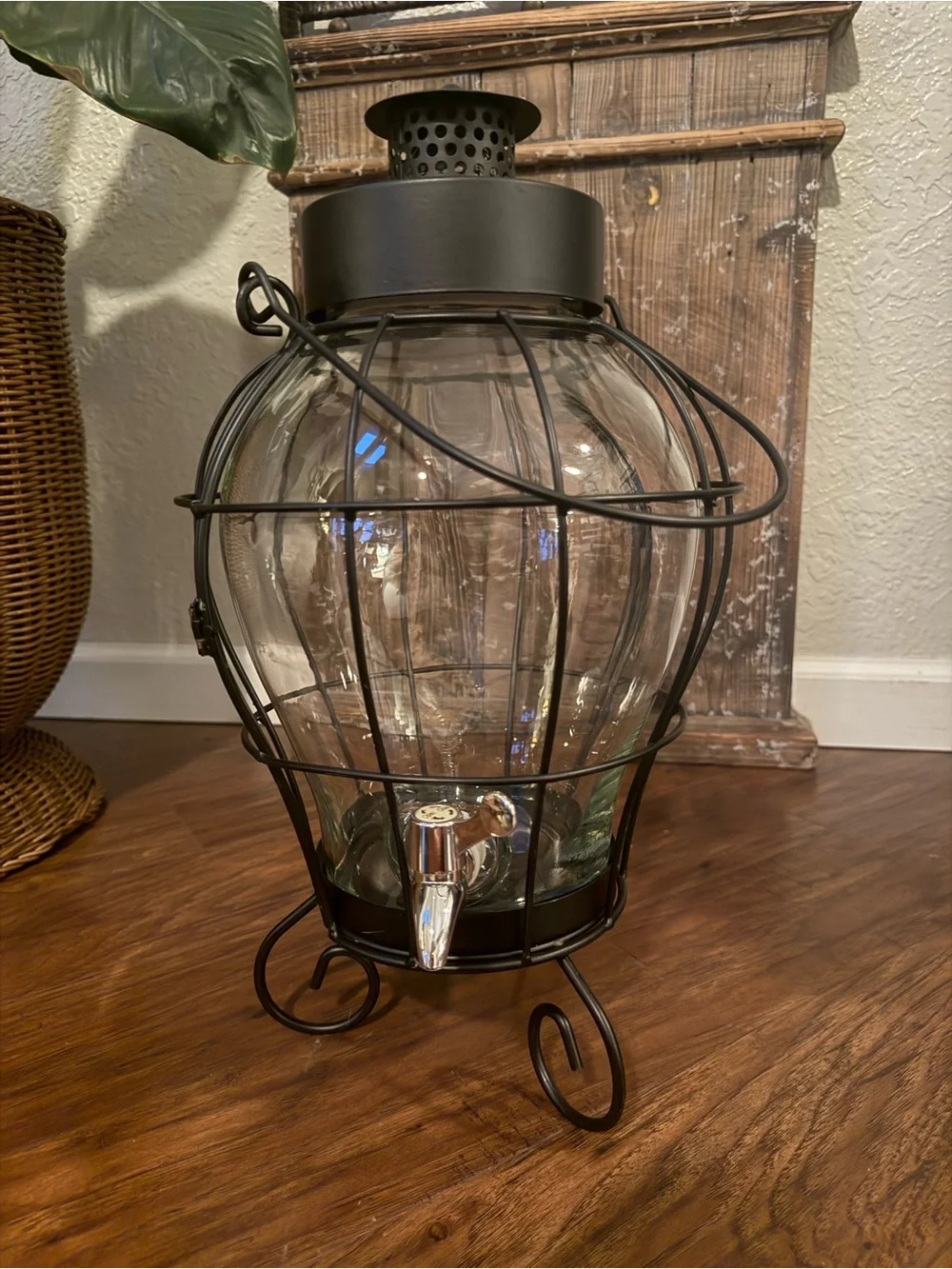 Vintage Lantern Style Beverage Dispenser 6.5 Liter